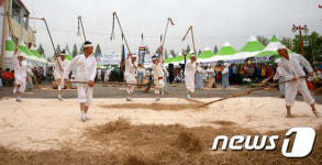 함안농요 보리타작 마당놀이