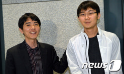 나라히 선 이세돌 9단과 박정환 9단