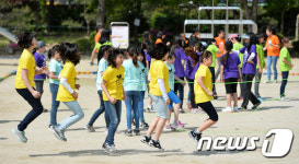 따스한 봄 열린 운동회