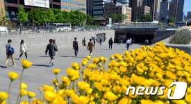 광화문광장 지하공간개발 구상 밝힌 박원순