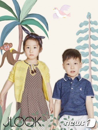 삼성물산, 이영애 쌍둥이 남매 '하트 디자인' 상품 출시