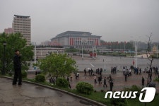 [사진]北 노동당 대회가 열리는 평양 4·25문화회관