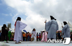 합천 ‘밤마리 오광대’ 공연