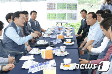 김현웅 장관, 사회봉사명령 나눔의 현장 방문