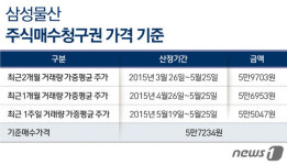 고법 판결은 매수청구가 결정문제..삼성물산 합병엔 영향없어