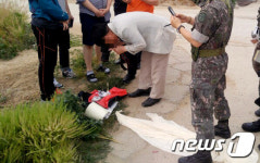 안동서 미확인 비행물체 출현 소동…영상작품용 확인