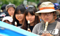 리코더공연 펼친 안양 달안초 학생들
