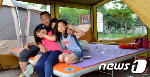 [화보] 춘천 호반초,아빠와 함께 1박2일 캠프진행