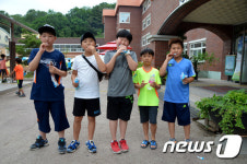 [화보] 춘천 호반초,아빠와 함께 1박2일 캠프진행