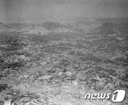 폐허로 변한 명동·충무로 일대