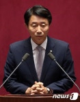 당선인사하는 조정식 의원