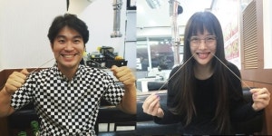 최자·설리 커플, 같은 포즈 같은 표정 양꼬치 데이트