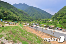 횡성 어답산 자락 병지방오토캠핑장 새단장