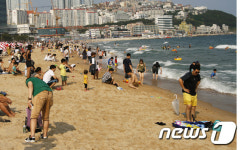 해운대에서 더위 식혀요