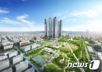 49층 랜드마크 중동 센트럴파크 푸르지오 모델하우스 24일 오픈