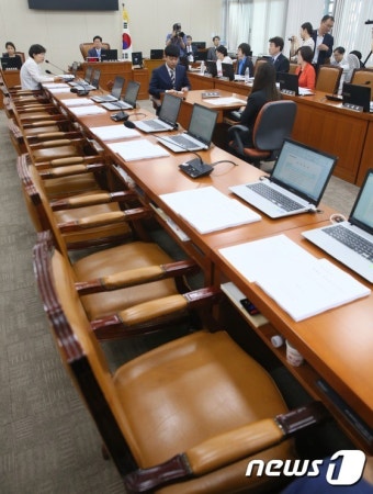 국회 복지위, 새누리당 의원의 '빈 자리'