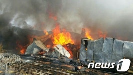 용인 벌통 제조공장서 화재…4000만원 재산피해