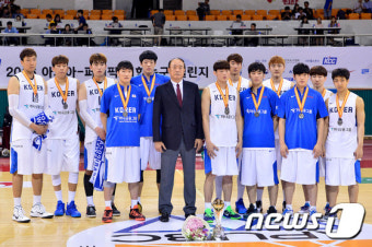 한국팀, 아시아-퍼시픽 대학농구 챌린지 준우승