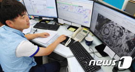 네파탁 위치 주시하는 국가태풍센터