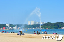 포항 영일대해수욕장 고사분수 철거 운명