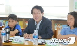 은정초등학교 방문한 조희연 교육감