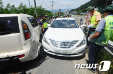 황교안 총리 차량 성주 교통사고 원인은?