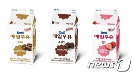 매일유업, 커피·초콜릿·딸기맛 우유 신제품 출시