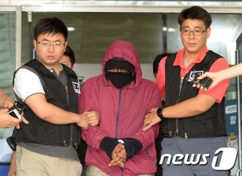 의정부경찰서에서 나오는 '냉장소 시신' 피의자