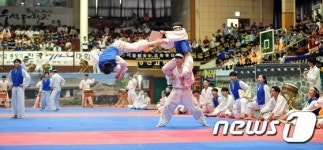 제14회 우석대 총장기 전국 태권도 대회 개막식