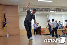 음주체험 '비틀비틀'