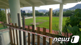 강원교육청, 유해 우레탄 트랙 마사토로 전면 교체