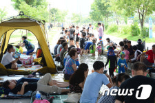 마포대교 밑 그늘은 명당