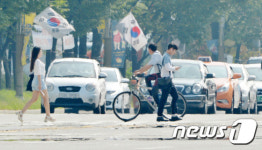 용광로 같은 서울도심