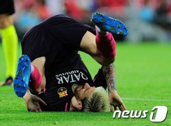 [해외축구] 메시, 왼쪽 햄스트링 부상…월드컵 예선 출전 불투명