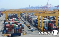 부산신항 한진해운 컨테이너 터미널