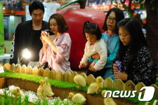“장수한우랑사과랑 축제 왔어요