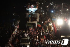 [사진] 파키스탄 반정부 시위