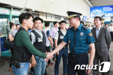 이철성 경찰청장, 고속버스터미널 치안 점검