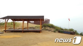 보성 주월산 패러글라이딩 이륙장 정비사업 막바지