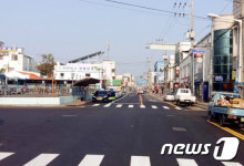 서천署, 서천시가지에 보행자 안전관리 시범도로 운영