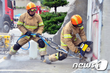 [화보]2016 강원도 가스 누출· 폭발 긴급구조 종합훈련