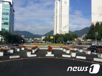 경남경찰청, 창원도심 신설 회전교차로 시민 95% 찬성