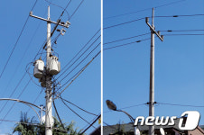 한전 5년간 2천억원 투자해 복잡한 전선 정비