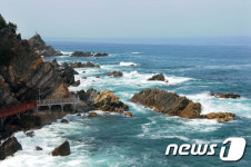 정동심곡 바다부채길의 빼어난 절경