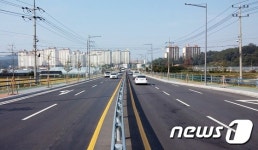 진천군, 성석사거리∼사곡삼거리 확장?포장공사 준공