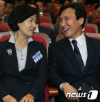 추미애-김민석 '마주보며'