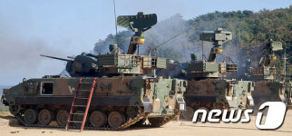 육군 3기갑여단 방공중대, 대공사격 훈련 진행