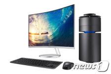 삼성전자, 원통형 디자인 ‘삼성 아트PC’ 공개