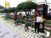 공주시, 무인대여 공공자전거 이용률 급증