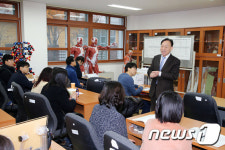 설동호 대전교육감, 가오고·맹학교서 수험생 격려